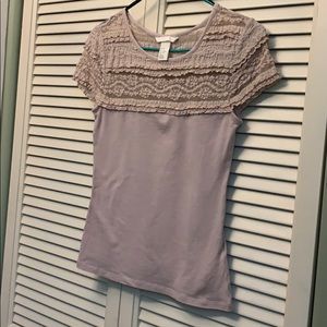H&M lace t-shirt
